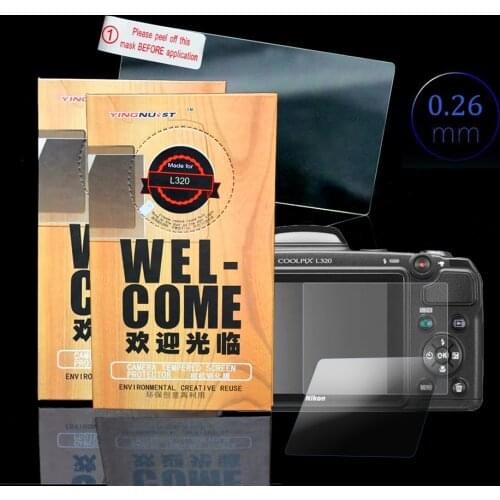 Original 3 inch Camera Tempered Glass Screen Protector For Nikon L320 L330 L340 AW130s Focusing Screen Toughened Protective Film