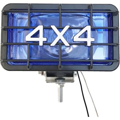 Pair 12v 55w Halogen Car fog light Auxiliary headlight 4x4 Offroad truck replacement headlamp 4WD Autos trailer RV Spotlights