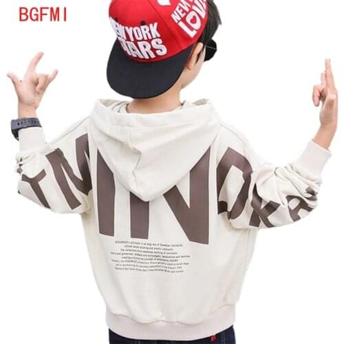 Youth Unisex Spring New Boys Pullover Hooded Sweater Korean Loose Teenager Girls Coat Jacket Spring Autumn Cotton Long-sleeved
