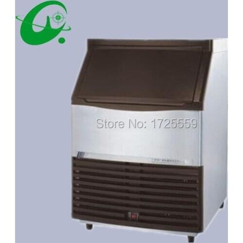 Stainless steel daily output 48kg vertical ice making maker machine cube ice maker with 28kg storage