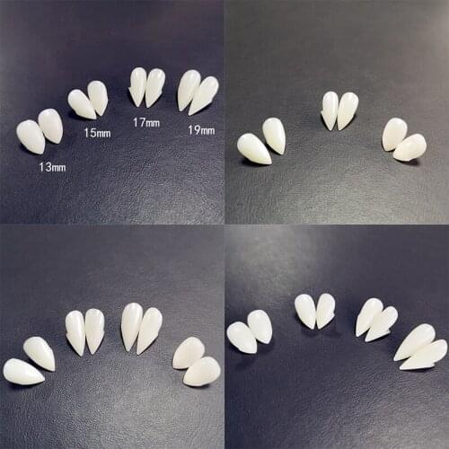 1 set Bloodcurdling Vampire Werewolves Fangs Fake Dentures Teeth Costume Halloween Fad Party Accessories