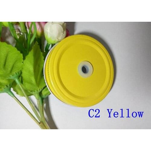 25pcs Daisy Cut Mason Jar Lids , mason jars and straws are NOT included ,Metal Kids Drinking glass Lids for Straws wholesale