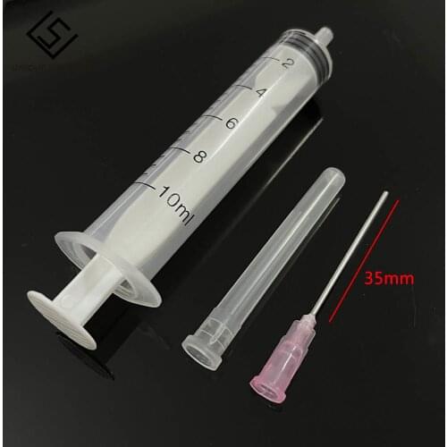 4PCS Ink Refill Tool 10ml Syringe With Blunt Needle For EPSON Canon HP Brother CISS Tank Refillable Cartridge Refilling Ink Kit