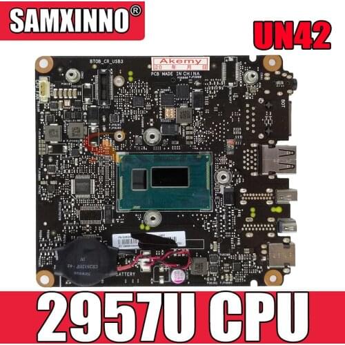 Akemy UN62 REV. 1.2 Laptop motherboard for ASUS VivoMini UN42 original mainboard Celeron 2957U CPU