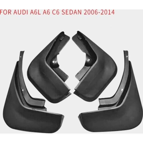 Car Mudguards Front and Rear fender Splash Guard Accessories for Audi A6l A6 C6 Sedan 2006-2015