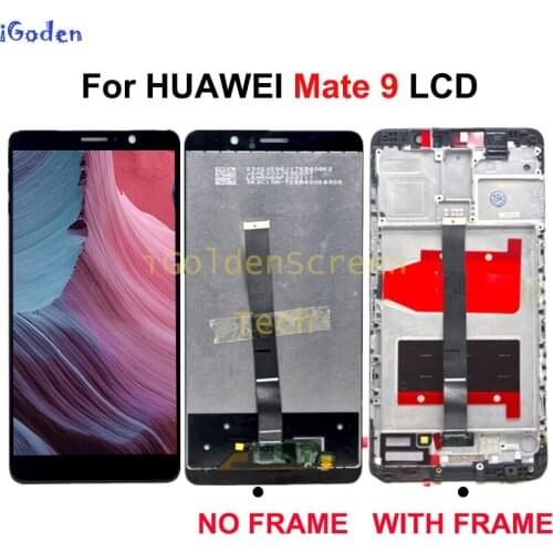 For HUAWEI Mate 9 LCD Display Touch Screen Digitizer For Huawei Mate 9 LCD With Frame MHA-L09 MHA-L29 Screen Replacement Parts