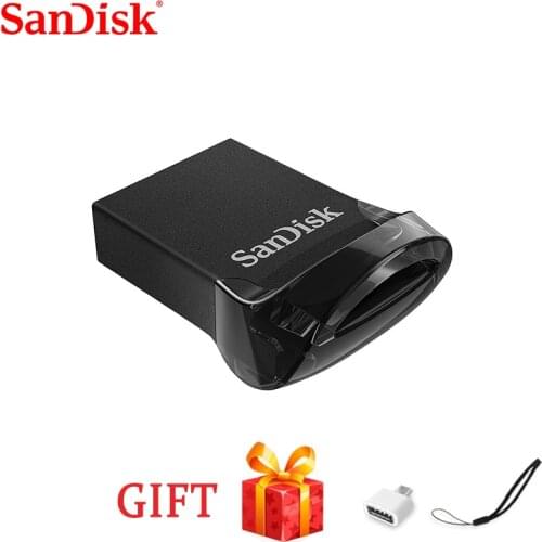 SanDisk USB 3.1 Flash Drive Ultra Fit 32GB Pendrive 64GB Flash Memory Stick 128GB 256GB 130MB/s 16GB Mini U Disk For PC/Notebook