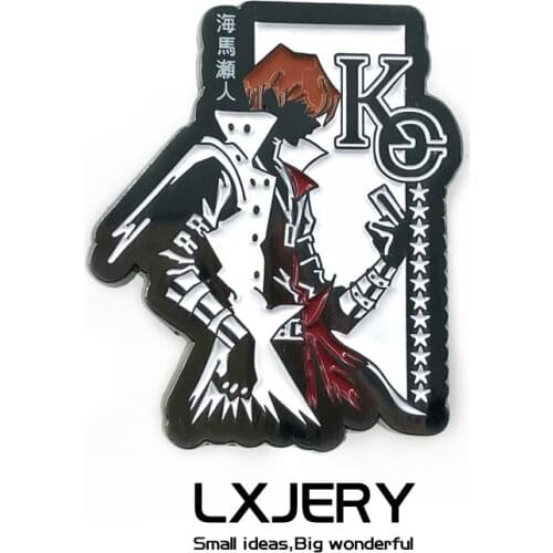 LXJERY Cartoon Enamel Seto Kaiba Pin Badge On Backpack Duel Monsters Brooch Pins For Clothes Broche For Girl Gift