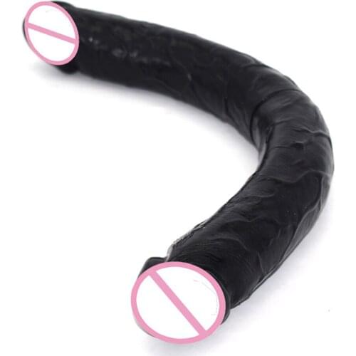 Double-Headed Dildo Lesbian Masturbation Penis Ass Dick Big Cock Adult Vagina Anal G-Spot Stimulation Flirting Orgasm Sex Shop