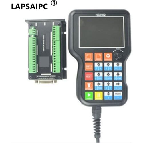 Lapsaipc NCH02 motion controller 3/4/5axis Handle controller machining engraving machine drilling and milling machine
