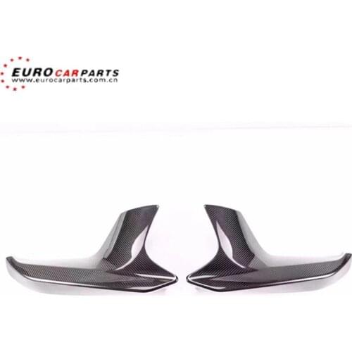 M5 F90 mp style dry carbon fiber material corner lips fit for F30 front bumper lip