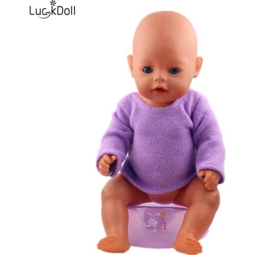 Doll Knit Top Fit 18 Inch American 43cm Baby Doll Clothes Accessories, The Best Christmas Gift For Children