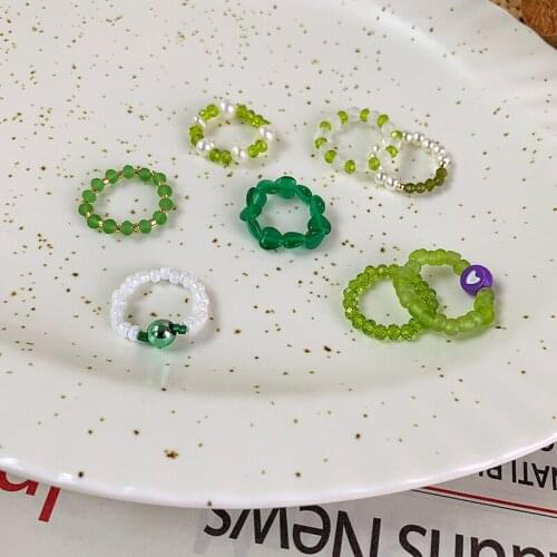 LOVOACC Rings With Crystals