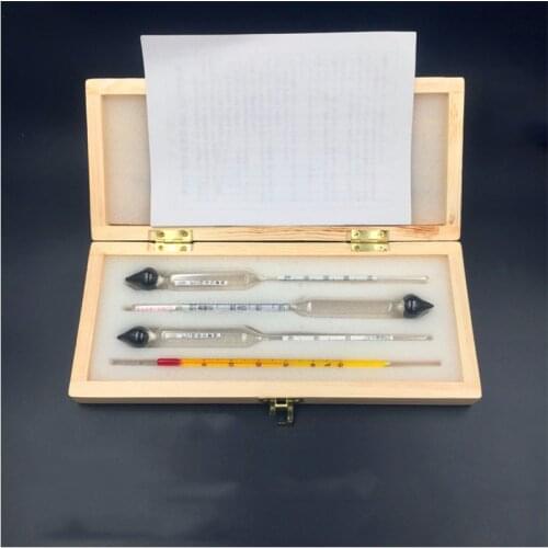 Hydrometer Tester Vintage measuring bottle Set Tools Alcoholmeter Alcohol Meter Wine Concentration Meter hydrometer