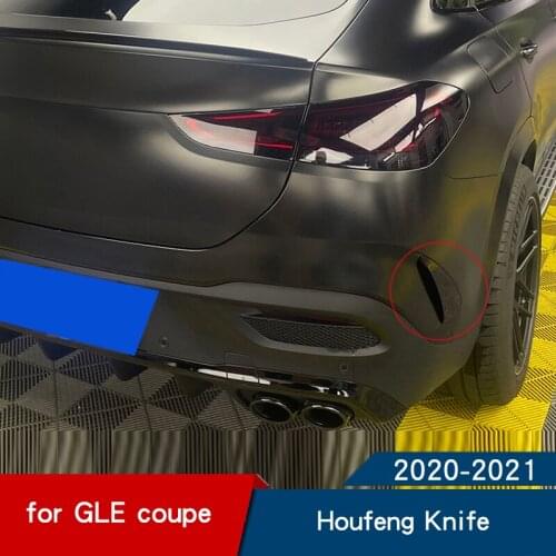 Car carbon fiber rear bumper car sticker for GNote: The product coupe car sticker decoration modification accessories 2020 2021