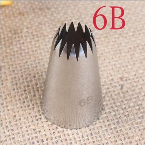 Stainless Steel Nozzle Cake Decorating Tips Writing Tube Icing Nozzle Baking & Pastry Tools Cupcake Baking Tools 6B
