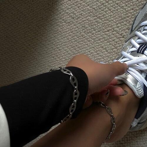 Dazan New Pop It Fidget Gold Irregular Pig Nose Paracord Designer Bangle Charms Eye Beeds Bracelet Silver For Women