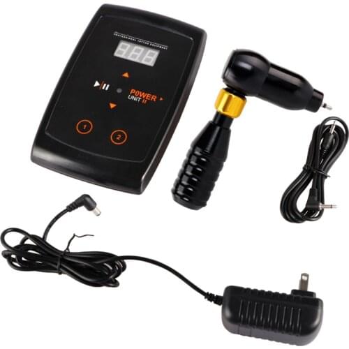 New Rotary Tattoo Kit High Quality For Shader Liner RCA Rotary Tattoo Machine 2 Colors For Tattoo Guns Supply Makeup Machine Kit