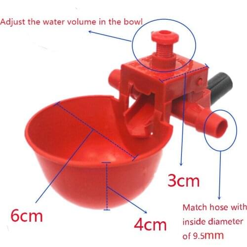 10/30/50 PCS Chicken Waterer Automatic Drinking Bowl For Chicken Coop Quail Poultry Chicken Fowl Drinker Farm Drinking Cup