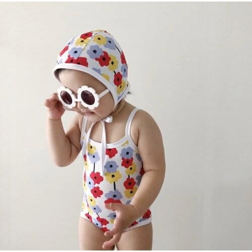 Holiday Baby Girl Beach Wear Bathing Suit Print Girls Swimwear Little Princess Onesuit Baby Girl Favors Swimming Accessories NEW