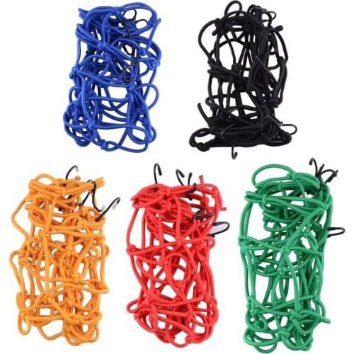 ESPEEDER Motorcycle Bicycle Helmet Stretchable Cargo Net Personality Luggage Storage Bag Colorful Creative Twine Elastic Rope