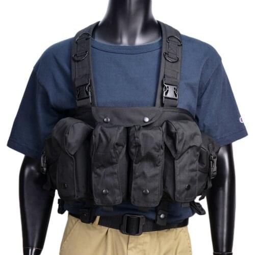 AK Chest Rig Molle Tactical Vest Airsoft AK 47 Magazine Pouch Army Military Equipment Outdoor CS Wargame Paintball Hunting Vests