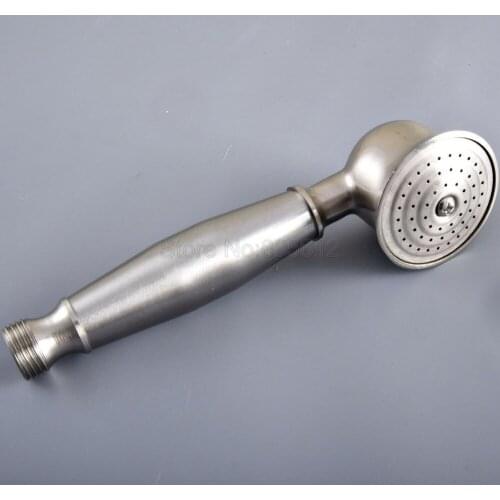 Telephone Style Hand Held Bathroom Shower Head / Brushed Nickel Bathroom Handheld Shower Head Accessory thh136