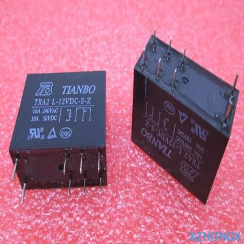 TRA2 L-12VDC-S-Z TRA2L-12VDC-S-Z TRA2-L-12VDC-S-Z TRA2-L-12VDC TRA2L-12VDC DC12V 12VDC 12V 16A TIANBO DIP8