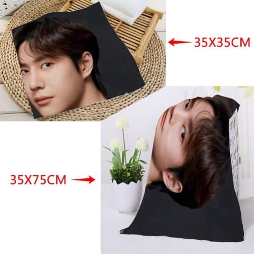 YiBo Towels Square rectangle Towels Size 35x35cm 35x75cm Microfiber Fabric Face Towel Custom logo