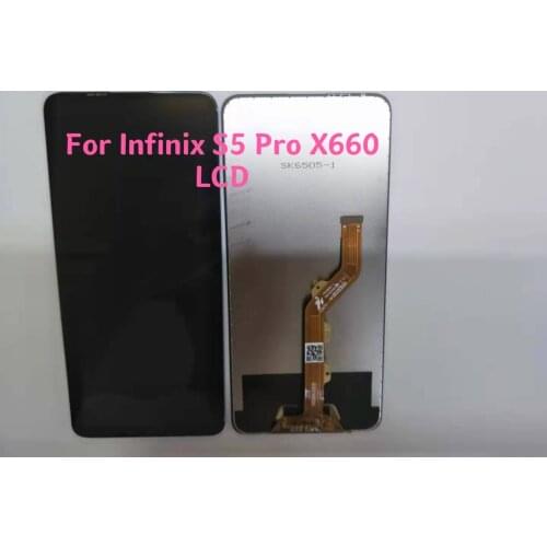 10 PCS No Dead Pixel 6.53" LCD Display Replacement Parts For Infinix S5 Pro X660 LCD Touch Screen Digitizer Glass Panel Assembly