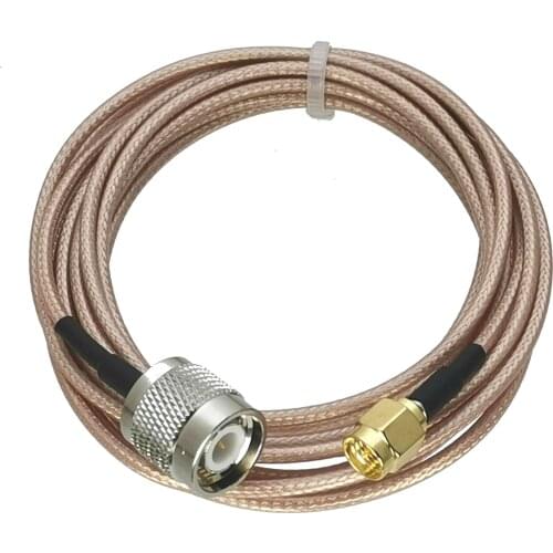 1Pcs RG316 RF pigtail SMA Male Plug pin to TNC Male straight Cable jumper 4inch~10FT