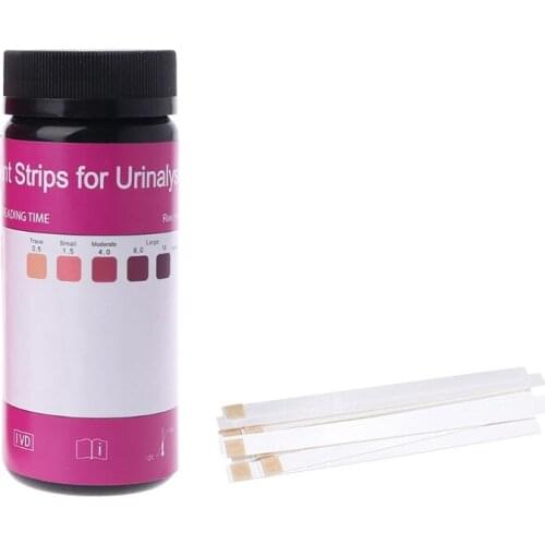 100 Strips/Set Ketone Test Strips Urine Tester Reagent Strip Anti-VC Test-Atkins Diet Analyze Analysis Urinary URS-1K
