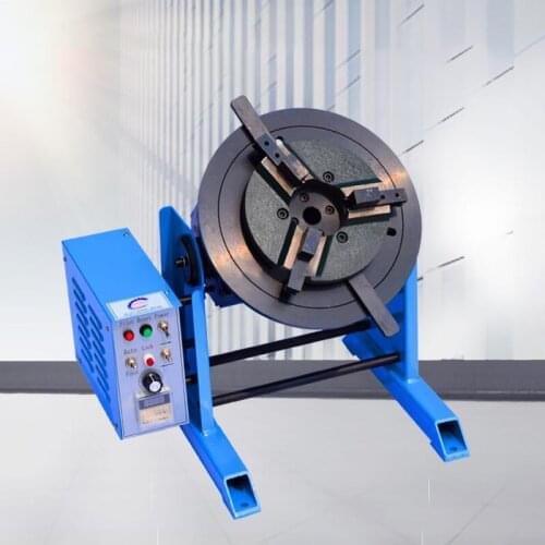 30KG Girth Welding Positioner Welding Turntable 1-15r/min 0-90 Degrees 310mm HD-30 220v