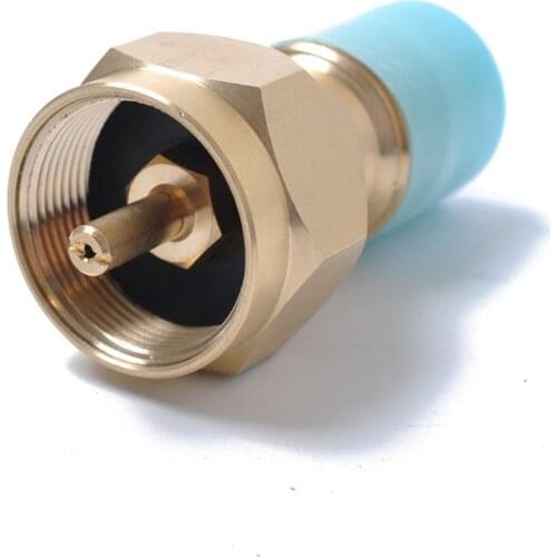 Outdoor Camping Hiking Stove Adaptor Propane Refill Adapter Gas Furnace Connector Cylinder Coupler Heater Camping Hunt