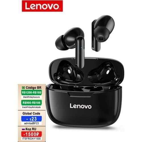 Lenovo Wireless Earphone XT90 Bluetooth 5.0 Sports Touch Button IPX5 Waterproof Earplugs with 300mAh Charging Box