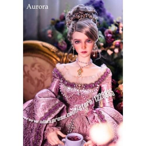 Bjd 1/4 Aurora or Isis fid body pretty girl fashion 45.5cm free eyes resin toy gifts dolls hot sale low price free shipping