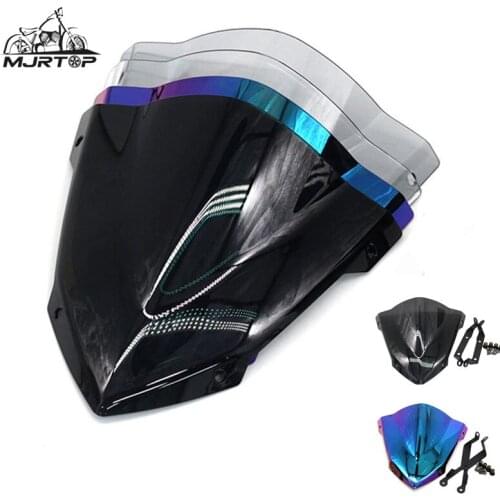 For YAMAHA MT-07 MT 07 FZ-07 2014-2017 Motorcycle Aluminum Front Windshield Viser Visor Windscreen Deflectors MT07 Accessories