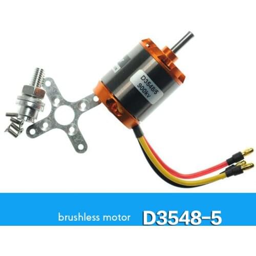 1 Set D3548-5 Brushless Motor 900 KV Value 770W Max Current 42.5A High Speed Motor For Boats, Fixed Wing, Quadcopter Models