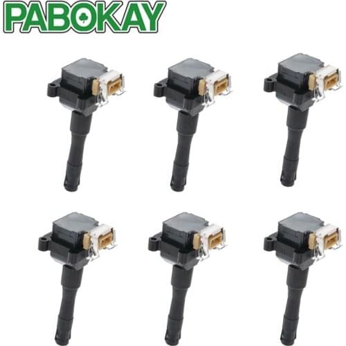 6 PIECES X OEM Quality Ignition Coil for BMW 318i(s) 320i 325i(s) 525i 540i 740i 840ci IC09102 0040100014 ZS014 11856T 880046