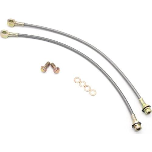Hose Kit Braided Budget Stainless Steel Brake Hose Line Kit High Performance Car Accessory Replacement Part