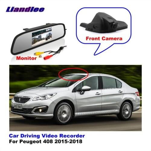 Liandlee For Peugeot 408 2015-2018 Car DVR Wifi Video Recorder Dash Cam Camera Night Vision Control Phone APP 1080P