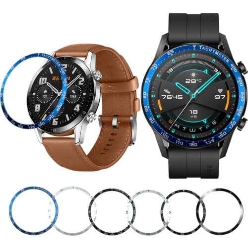 Metal Bezel Ring For Huawei Watch Gt 2 46mm 42mm Case Bezel Styling Frame Cover Protection Bumper Watch Accessories