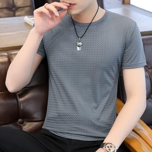 Multicolor Quick Dry Short Sleeve Sport T Shirt Gym Jerseys Fitness Shirt Trainer Running T-Shirt Mens Breathable Sportswear