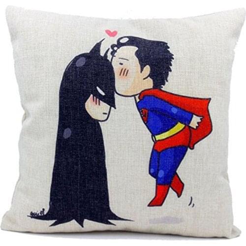 Cartoon Passion pillowcase Decorative Pillow Cover 45x45cm Cotton and Linen Fronha organizadores para casa Kussensloop kissenbez