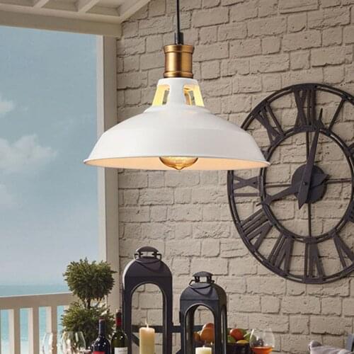 Modern Iron painted Nordic style Chandeliers E27 LED vintage minimalist pendant lamp for living room kitchen restaurant bedroom