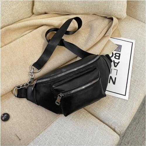 2021 New Style Male Belt Bag Pockets Travel Outdoor Mens Bum Bag Solid Color Mens Fanny Pack