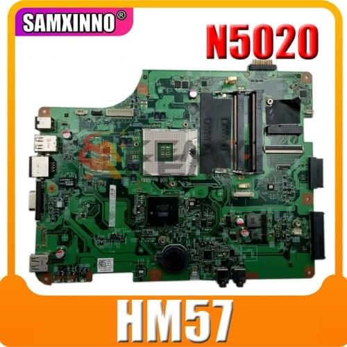 Original Laptop motherboard For DELL Inspiron N5020 HM57 Mainboard CN-01D15G 01D15G 10210-SB DDR3