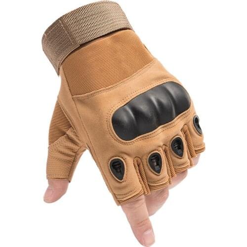 Autumn And Winter Mens Tactical Half Finger Outdoor Riding Special Soldier Fighting Style Fitness Gloves Z903a