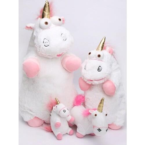 Plush Toy Cartoon Animal Fluffy Unicorn Stuffed Soft Toy Dolls Christmas Gift
