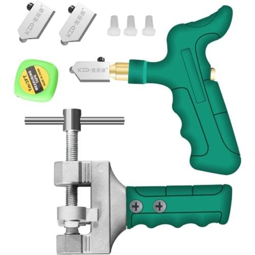 Portable Manual Glass Tile Opener Hand-Held Replacement Cutter Heads Ceramic Tile Glass Cutter Multi-function Glass Cut